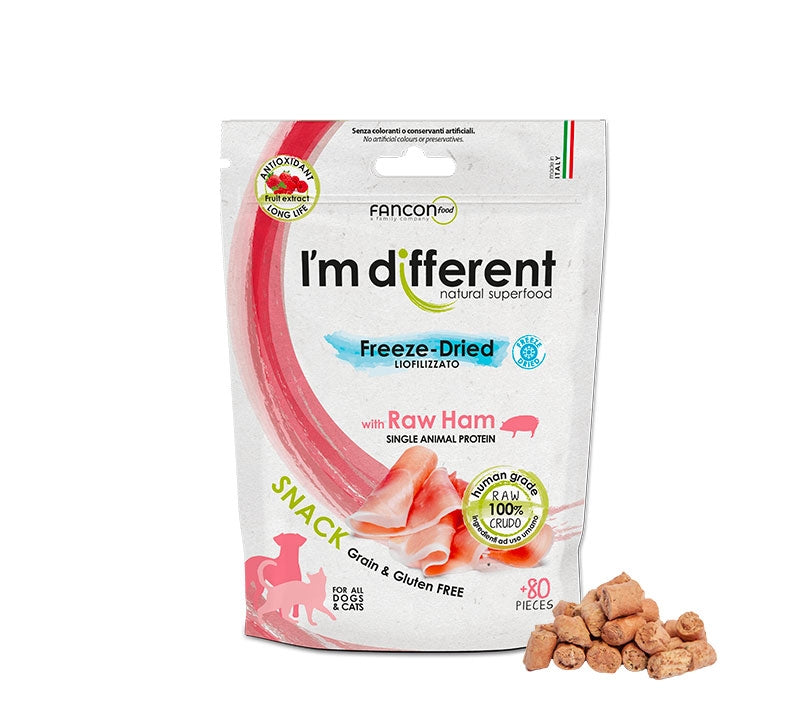 I´m Different Freeze-Dried Snack Raw Ham 40Gr.jpg