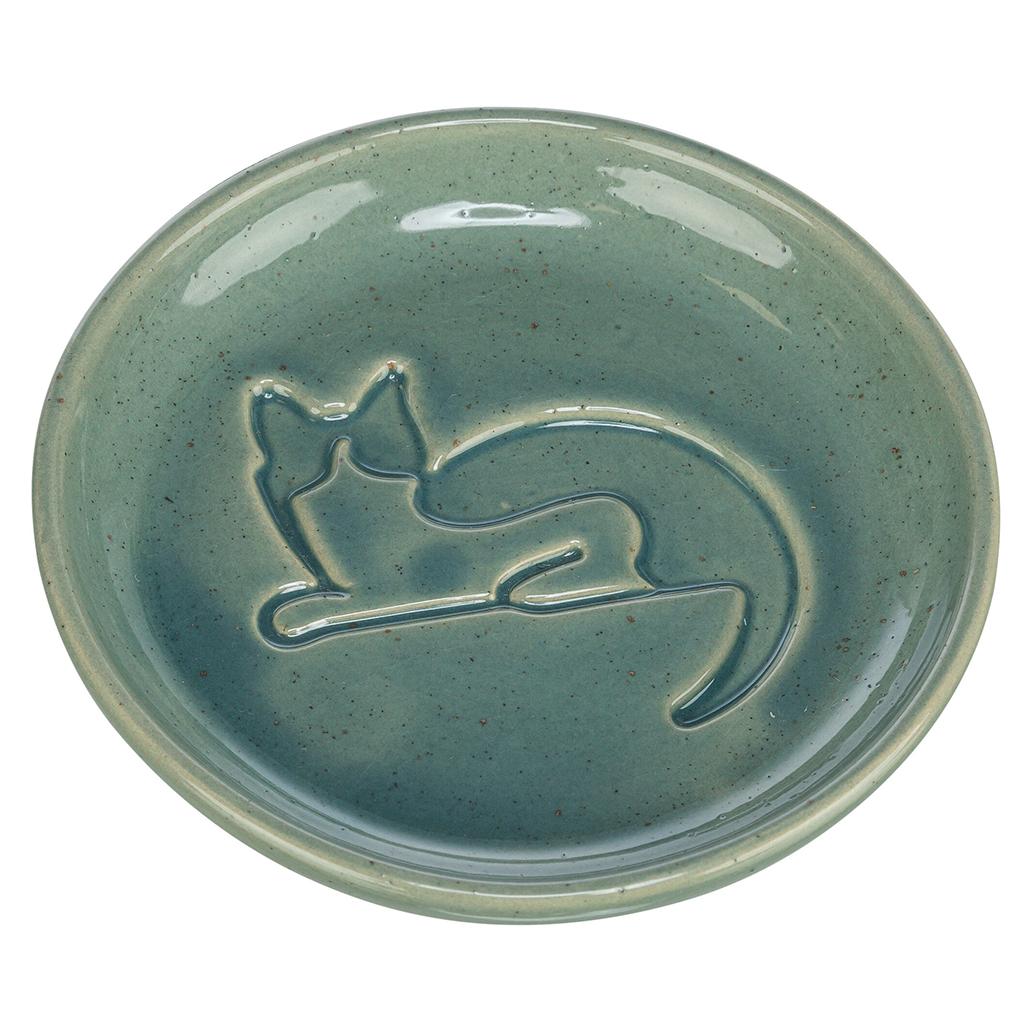 Gamela Ceramica Com Relevo Para Gato 150 ml