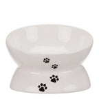 GAMELA ELEVADA CERAMICA GATO BRANCO150ML
