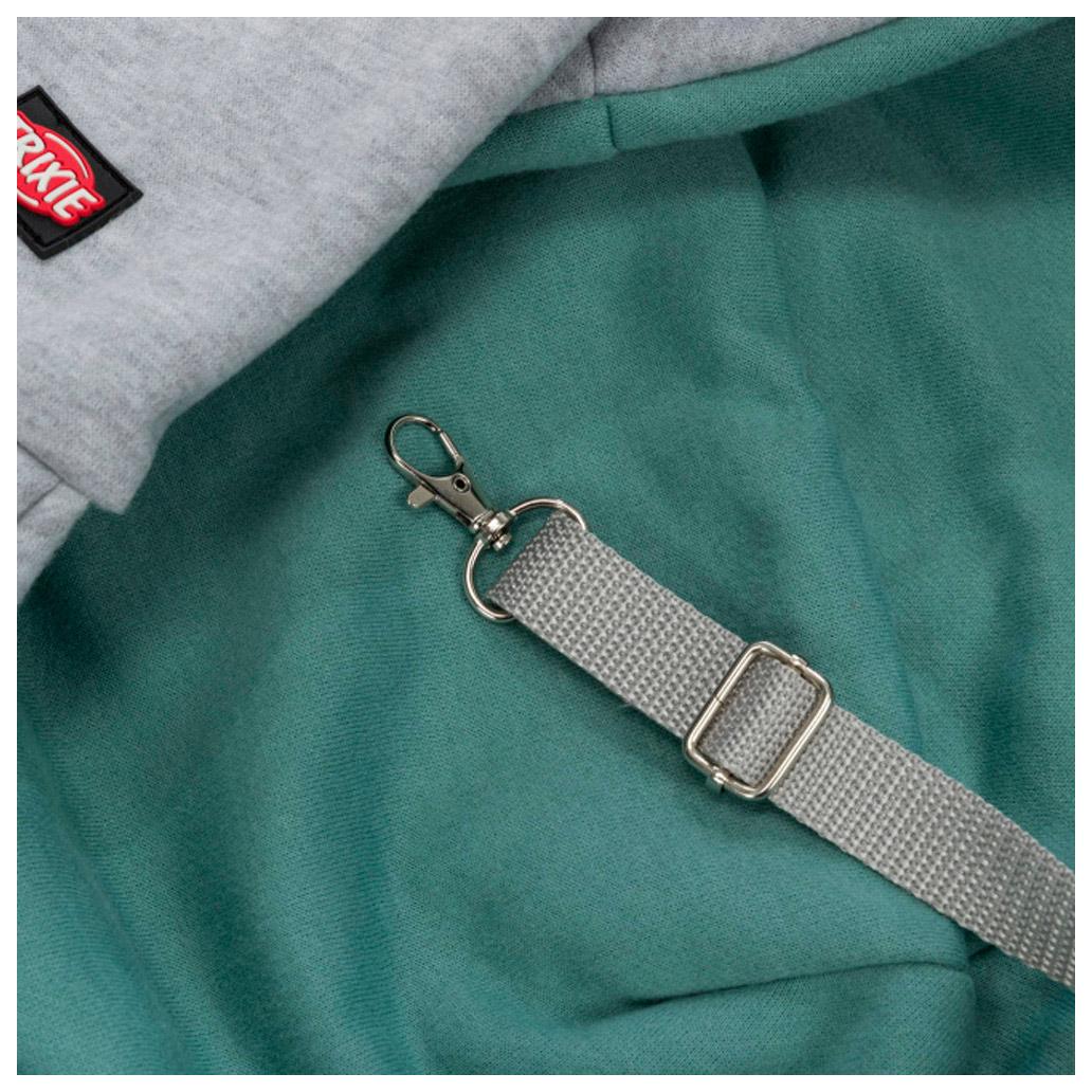Transportadora Tiracolo Sling 22x20x60 Cinza/menta