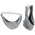 Transportadora Tiracolo Sling 22x20x60 Cinza/menta