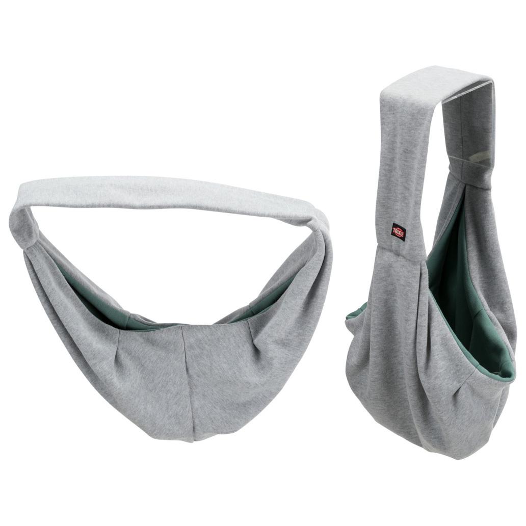 Transportadora Tiracolo Sling 22x20x60 Cinza/menta